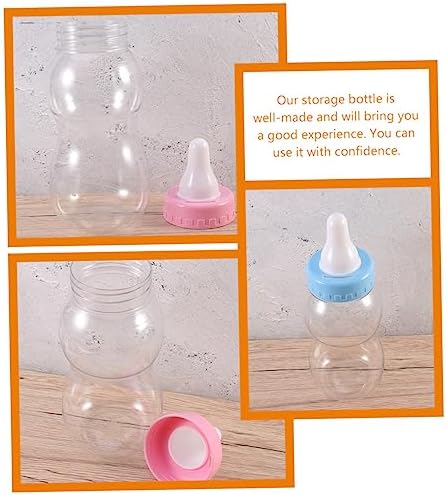 2Pcs Transparent Candy Storage Jars for Party Favors and Treats