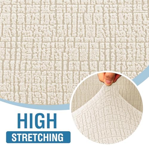 HVERSAILTEX 2025 Jacquard Couch Cover for 3 Cushion Sofa