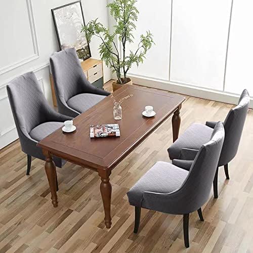 KELUINA Wingback Chair Covers Set of 2 Light Gray