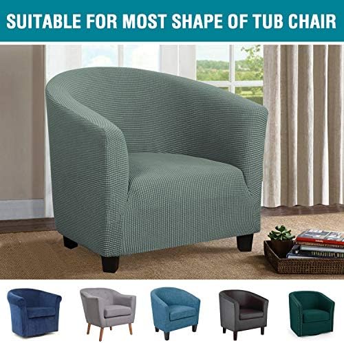 PrimeBeau High Stretch Club Chair Cover - Green