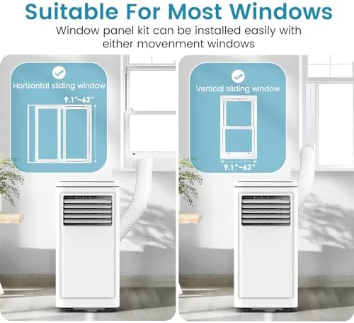 COWSAR 8000 BTU Portable Air Conditioner for 350 Sq Ft Room