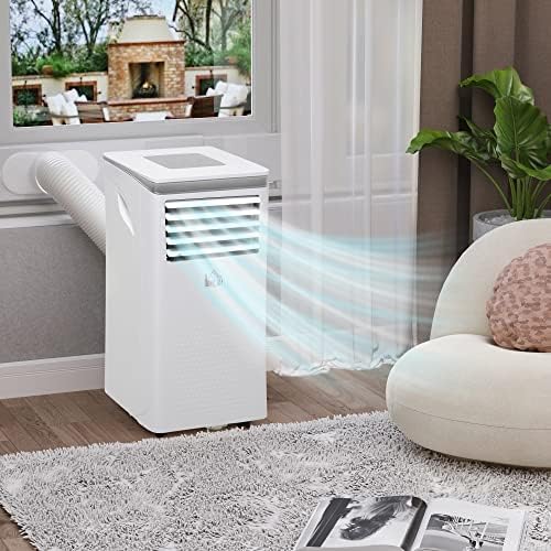 HOMCOM 8000 BTU Portable AC Unit White