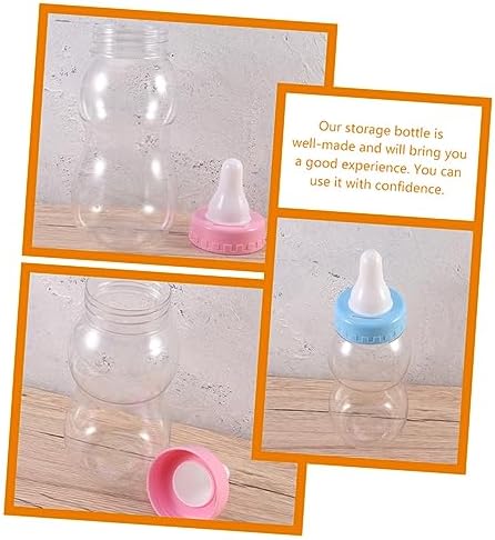 Bottle Shape Candy Jar With Sealed Lid For Party Storage Organizer