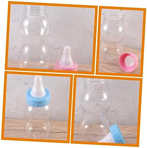 2Pcs Transparent Candy Storage Jars for Party Favors and Treats