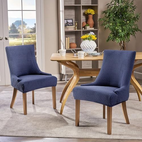 Wingback Chair Cover Stretch Slipcover with Arm 2PCS