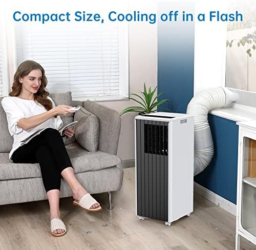 A1 8000 BTU Portable Air Conditioner Unit Black
