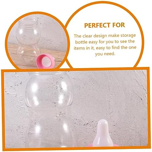 2Pcs Transparent Candy Storage Jars for Party Favors and Treats
