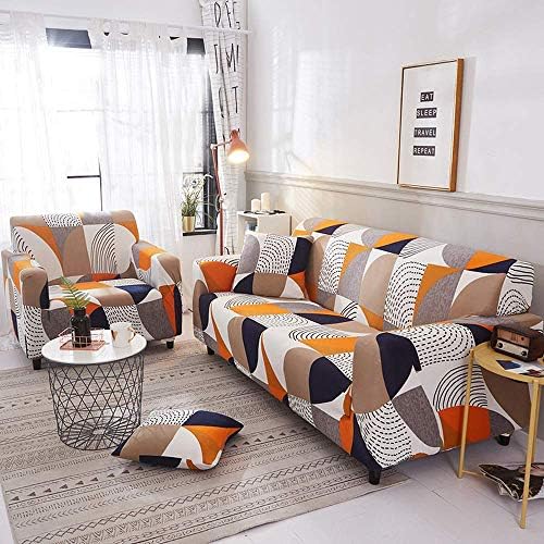 Shukii Stretch Sofa Covers with 1 Pillowcase Universal Fit 3-Seater