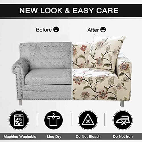 Lamberia Printed Sofa Cover for 3 Seater Couch