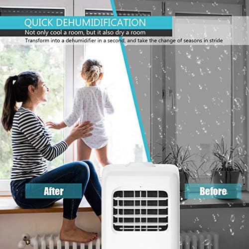 COSTWAY 8000 BTU Portable Air Conditioner with Remote Control