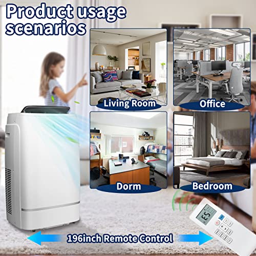 Antarctic Star 3-in-1 12000BTU Portable Air Conditioner Window Kit