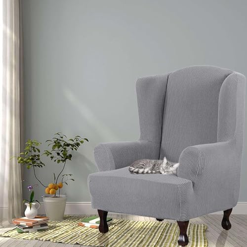 Wingback Chair Slipcover Cat Scratch Proof