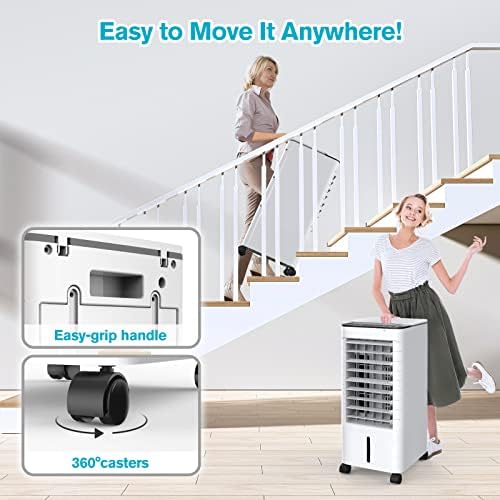Windowless Portable AC Unit with 116 Gallon Tank and Remote Control