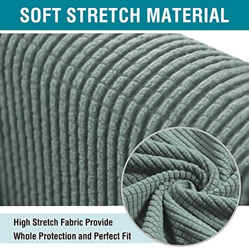 PrimeBeau High Stretch Club Chair Cover - Green