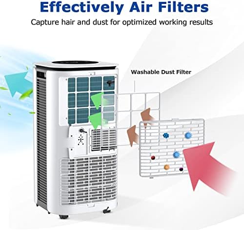 ARLIME 9000 BTU Portable AC Unit with Remote Control