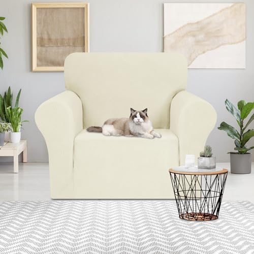 JIVINER Chair Cover for Living Room Beige