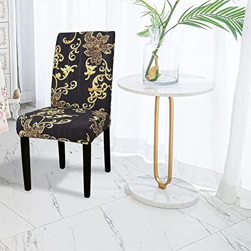 YEESSION Stretch Dining Chair Covers Set of 4 Style 19