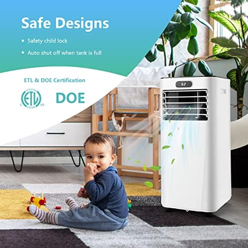 ARLIME 10000 BTU Portable AC Unit with Fan and Dehumidifier