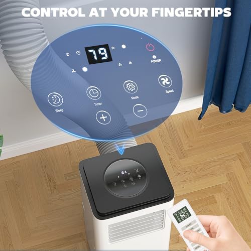 HOMCOM 8000 BTU Portable Air Conditioner for 345 Sq Ft Room