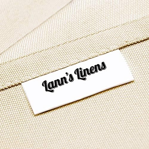 Lanns Linens 10 Pc Ivory Polyester Dining Chair Covers