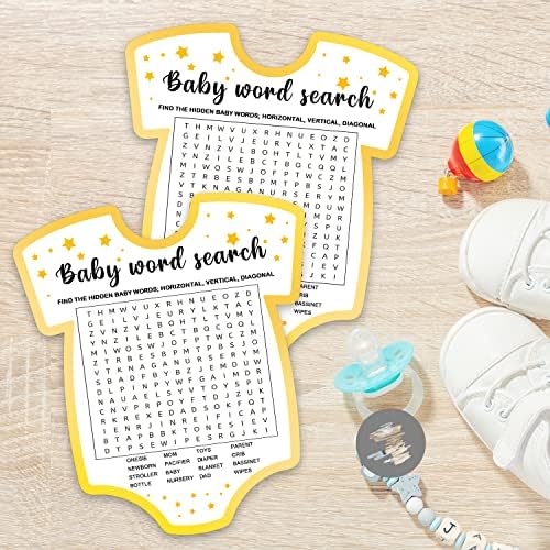 Baby Shower Game 30 Cards with Answer Sheet