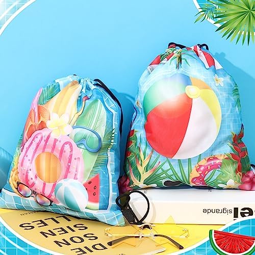 Kacctyen 36 Pcs Pool Party Drawstring Bags