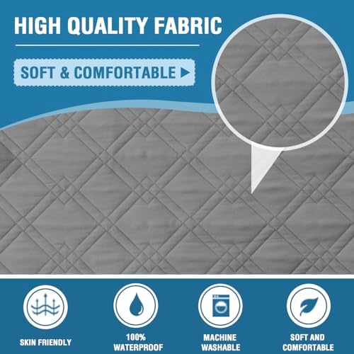 HVERSAILTEX Waterproof Sofa Slipcover - Dove Grey