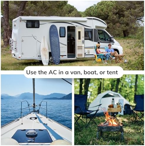 Portable Air Conditioner for Tent 50 Sq Ft 1500 BTU