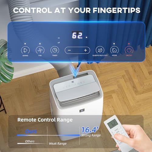 HOMCOM 3-in-1 14000 BTU Portable Air Conditioner
