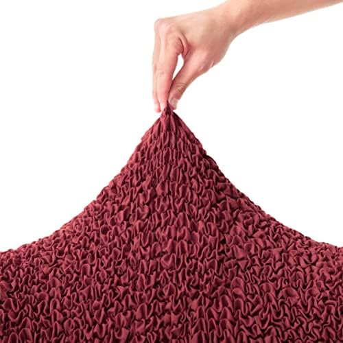 PAULATO BY GAICO Mamma Mia Wingback Chair Slipcover - Burgundy