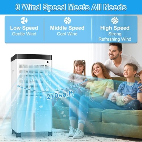 Miriam Portable Air Conditioner with 8L Tank and Remote Control