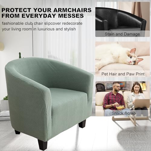 CRFATOP Armchair Slipcover for Living Room Green