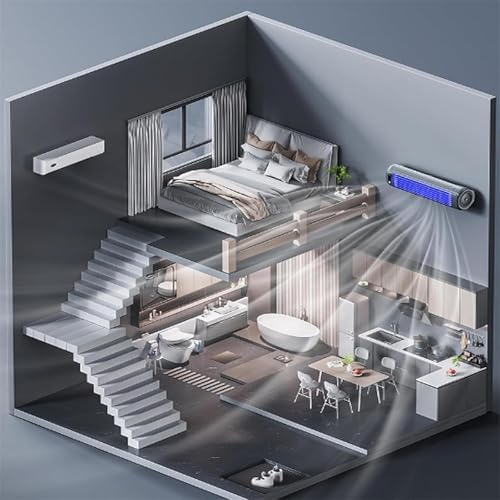 Brizac Portable Air Conditioner With Three-Speed Fan Control