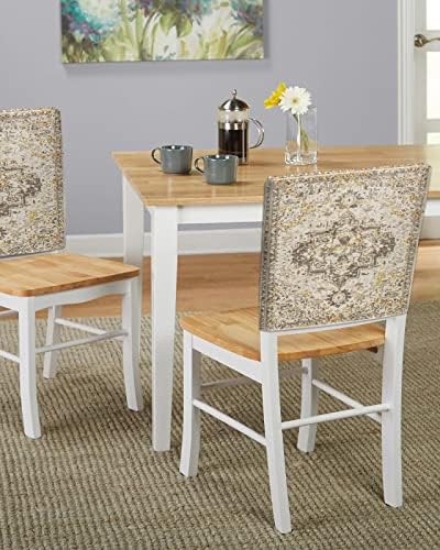 Beige Boho Chair Covers Set of 4 for Dining Room