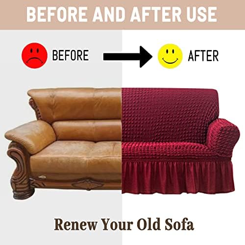 Jeloris Stretch Armchair Slipcover with Skirt