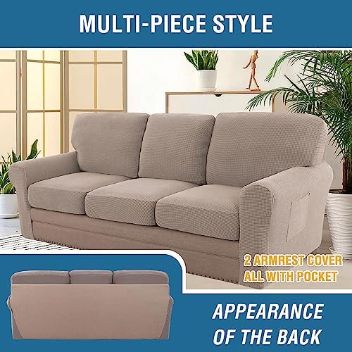 HVERSAILTEX Multi-Piece Stretch Sofa Covers