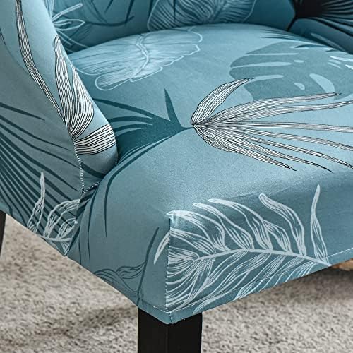 2PCS Stretch Wingback Chair Covers for Dining Room Protection