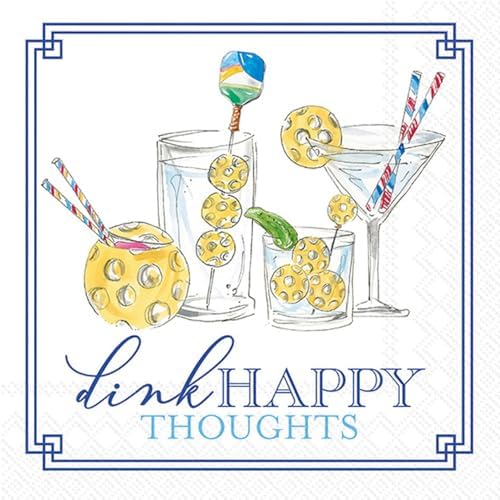 Ihr Ideal Home Range Cocktail Napkins 5 Inch 20 Count Disposable Party Napkins