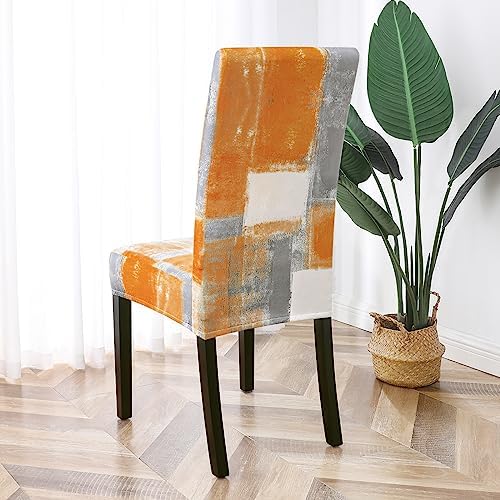 Gibelle Chair Covers Set of 4 Spandex Dining Room Covers