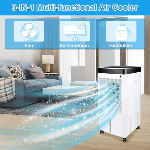 Miriam Portable Air Conditioner with 8L Tank and Remote Control