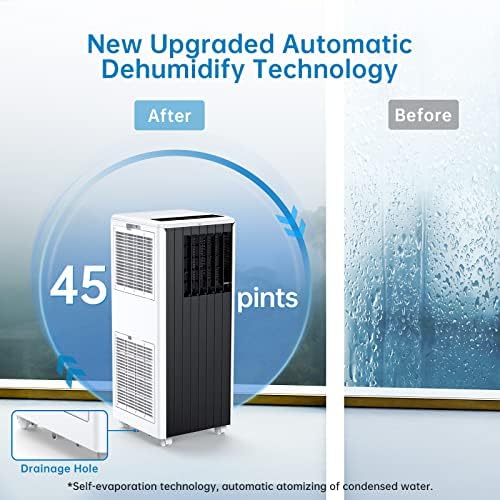 A1 8000 BTU Portable Air Conditioner Unit Black