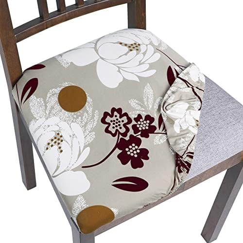 SearchI Stretch Printed Chair Covers Set of 4