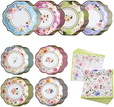Kate Aspen Tea Party Decor Set 62 Pieces 16 Guests