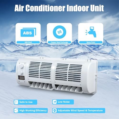 LyeXD 80W 12V Car Air Conditioner Fan
