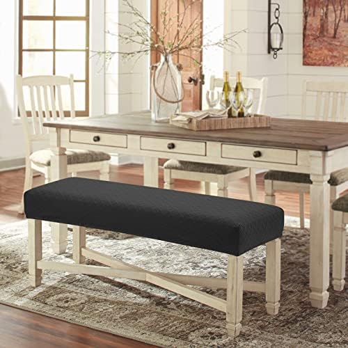 Waterproof Dining Bench Cover Black