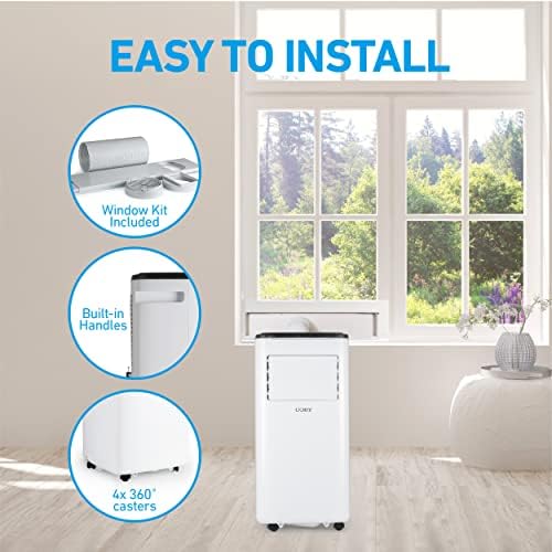 Coby CBPAC710 3-in-1 Portable Air Conditioner 10000 BTU White