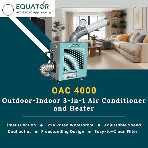 Equator 10000 BTU 3-in-1 Heater Air Conditioner Spot Cooler
