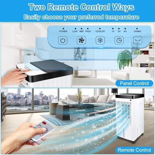 Miriam Portable Air Conditioner with 8L Tank and Remote Control