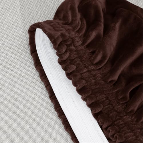 2 Pack Velvet Chair Slipcovers for Dining Room
