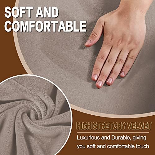 KPPKOU Stretch T Cushion Sofa Slipcover 3 Piece Set